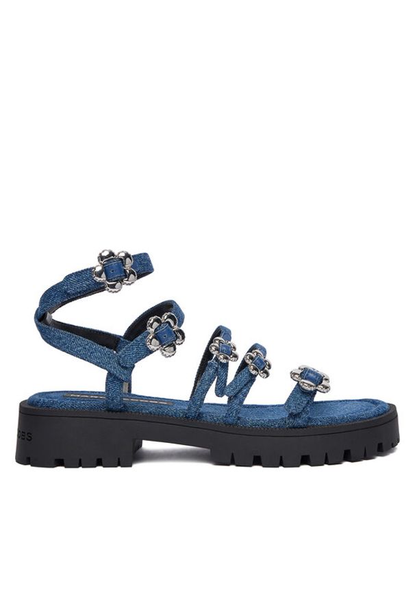 MARC JACOBS - Marc Jacobs Sandały 2P5FSA001F15 Niebieski. Kolor: niebieski. Materiał: materiał