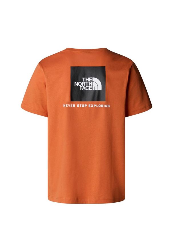 The North Face Koszulka S/S Redbox Nf0A87Np6D2. Kolor: pomarańczowy