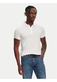 Robe di Kappa Polo William 6006170 Biały Slim Fit. Typ kołnierza: polo. Kolor: biały. Materiał: bawełna #1