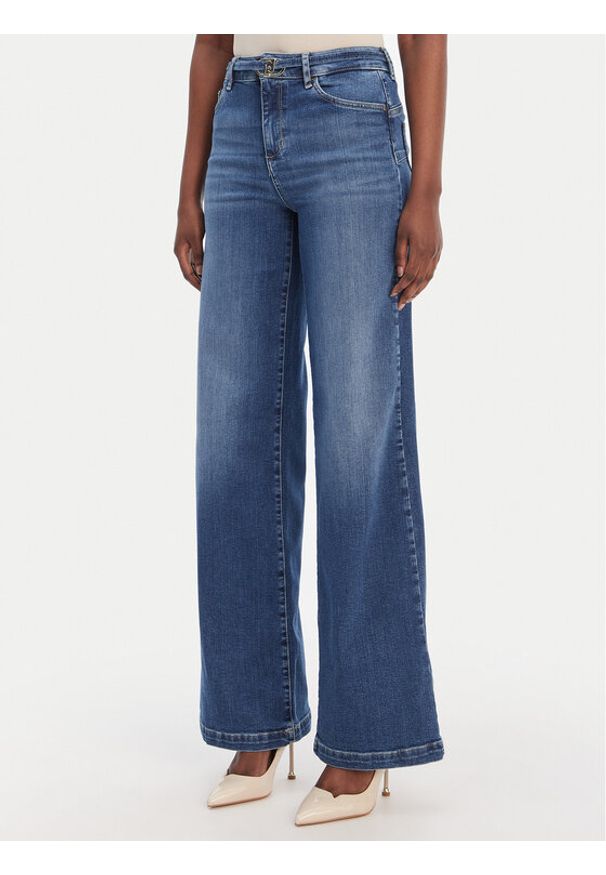 Liu Jo Jeansy UA6160 D0264 Niebieski Flare Fit. Kolor: niebieski