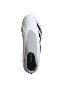 Adidas - Buty adidas Predator Accuracy.3 Ll Fg Jr IF2265 białe białe. Kolor: biały. Materiał: materiał. Szerokość cholewki: normalna