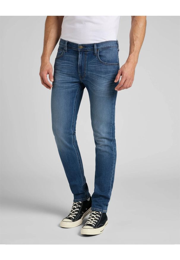 Męskie Spodnie Jeansowe Lee Luke Fresh 112318933, W33 L34. Okazja: na co dzień. Styl: casual