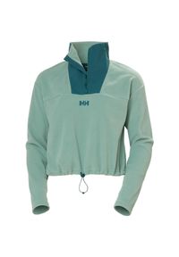 Polar damski Helly Hansen Daybreaker. Kolor: zielony. Materiał: polar. Sport: turystyka piesza