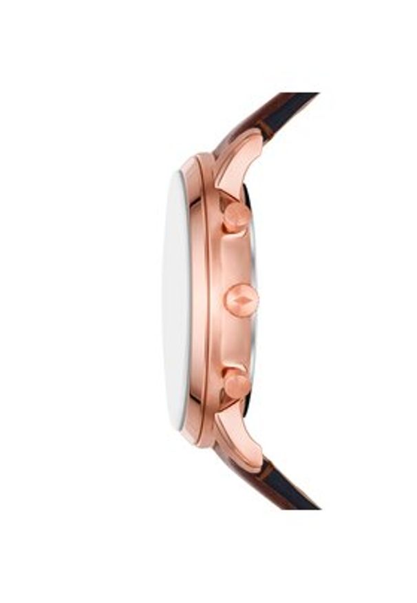 Fossil Zegarek Neutra Chronograph FS6026 Brązowy. Kolor: brązowy