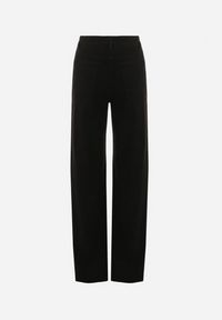 Born2be - Czarne Jeansy z Wiskozą o Szerokim Kroju z Wysokim Stanem Meviatea. Okazja: na co dzień. Stan: podwyższony. Kolekcja: plus size. Kolor: czarny. Styl: casual, klasyczny #3