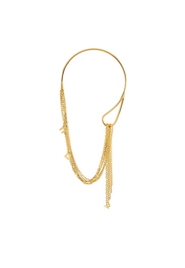 Elisabetta Franchi Naszyjnik CO-03B-52E2-V380 Złoty. Materiał: metalowe. Kolor: złoty