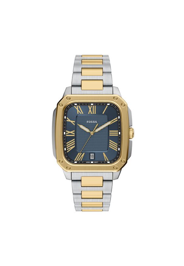 Fossil Zegarek Crosby FS6161 Złoty. Kolor: złoty