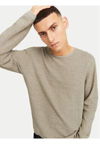 Jack & Jones Sweter George 12268279 Beżowy Regular Fit. Kolor: beżowy. Materiał: bawełna #3