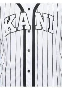 Karl Kani T-Shirt Serif Pinstripe Baseball 6033361 Biały Relaxed Fit. Kolor: biały. Materiał: syntetyk #3