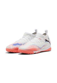 Puma - Młodzieżowe buty piłkarskie FUTURE 8 MATCH TT, średnia wysokość PUMA. Kolor: czerwony, biały, wielokolorowy, czarny. Sport: piłka nożna