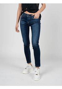 Pepe Jeans Jeansy "Pixie" | PL204169DH40 | Pixie | Kobieta | Granatowy. Kolor: niebieski. Wzór: aplikacja, haft