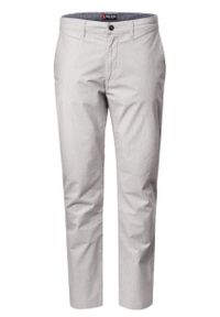 Lekkie, Bawełniane Spodnie - Wiosna, Lato - Pako Jeans - Jasny Popiel. Materiał: bawełna, elastan. Sezon: wiosna, lato #1