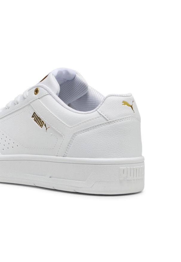 Puma - Sneakersy Court Classic PUMA White Gold. Kolor: żółty, biały, wielokolorowy. Materiał: guma, materiał, tkanina, syntetyk