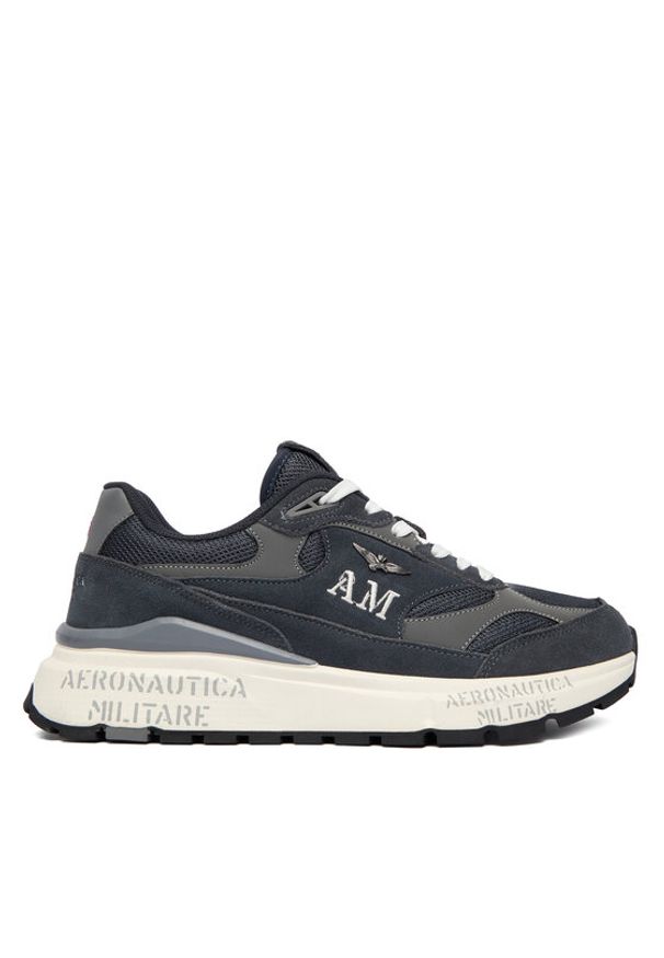 Aeronautica Militare Sneakersy 252SC0318UCT04248 Granatowy. Kolor: niebieski. Materiał: materiał