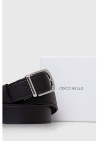 Coccinelle pasek skórzany dwustronny męski. Materiał: skóra #3