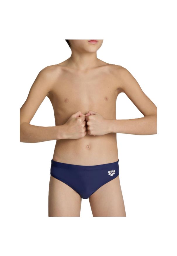 Kąpielówki chłopięce slipy kąpielowe sportowe na basen Arena Graphic. Kolor: niebieski, wielokolorowy, biały