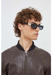 Bruuns Bazaar kurtka bomber skórzana męska kolor brązowy przejściowa. Kolor: brązowy. Materiał: skóra #4