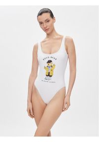 Polo Ralph Lauren Strój kąpielowy 21490410 Biały. Kolor: biały. Materiał: syntetyk