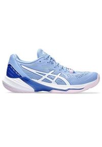 Buty siatkarskie damskie Asics Sky Elite Ff 2. Kolor: czarny, niebieski, wielokolorowy. Materiał: syntetyk, materiał. Szerokość cholewki: normalna #1