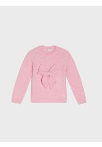 Sinsay - Sweter z ozdobną kokardą - fioletowy. Typ kołnierza: kokarda. Kolor: fioletowy #1