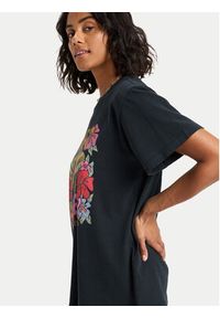 Roxy T-Shirt ERJZT06023 Czarny Regular Fit. Kolor: czarny. Materiał: bawełna #4