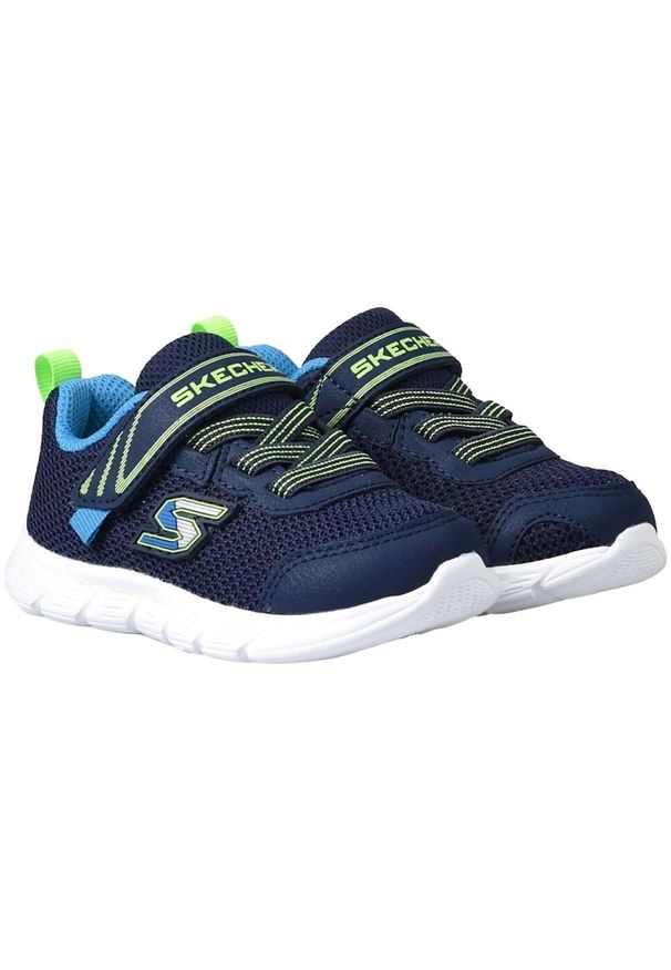 skechers - Obuwie Sportowe Dziecięce Skechers Comfy Fle. Okazja: na co dzień. Kolor: wielokolorowy, niebieski, zielony. Materiał: syntetyk