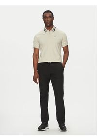 BOSS Polo 50538176 Beżowy Regular Fit. Typ kołnierza: polo. Kolor: beżowy. Materiał: bawełna #4