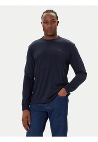 Calvin Klein Jeans Longsleeve Easy LV04RD247G Granatowy Regular Fit. Kolor: niebieski. Materiał: bawełna. Długość rękawa: długi rękaw #1