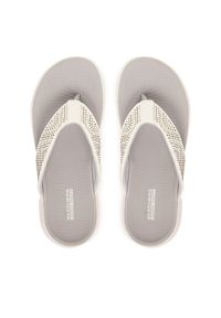 skechers - Skechers Japonki 140184/WHT Biały. Kolor: biały. Materiał: materiał #1