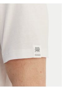 Hugo - HUGO T-Shirt Dlix_RB 50559696 Biały Regular Fit. Kolor: biały. Materiał: bawełna #4