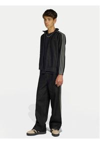 Adidas - adidas Kurtka jeansowa Firebird KE2965 Czarny Loose Fit. Kolor: czarny. Materiał: bawełna #6