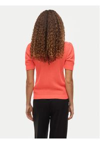 Vila Sweter Dalo 14084421 Różowy Regular Fit. Kolor: różowy. Materiał: bawełna #2