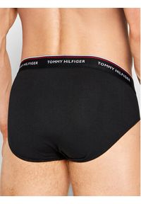 TOMMY HILFIGER - Tommy Hilfiger Komplet 3 par slipów 1U87903766 Czarny. Kolor: czarny. Materiał: bawełna #4