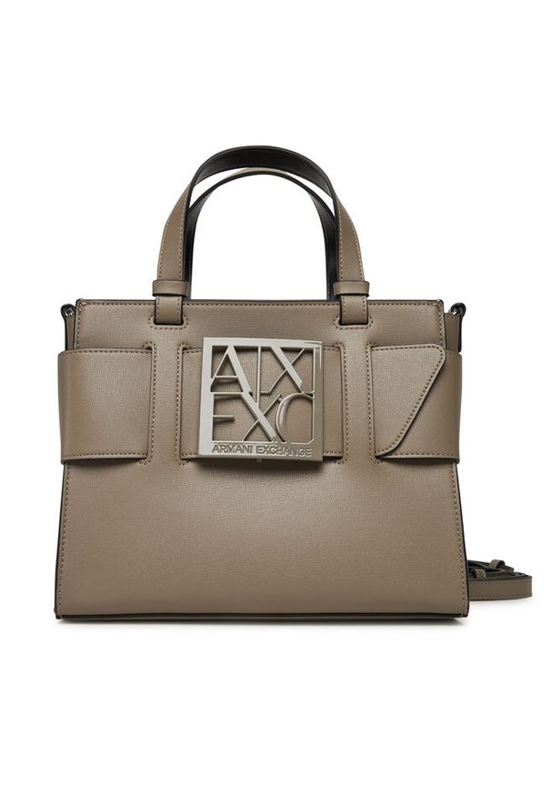 Torebka Armani Exchange. Kolor: brązowy