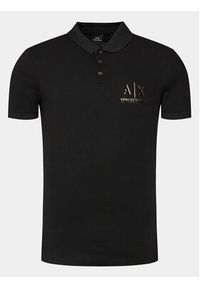 Armani Exchange Polo 3DZFSB ZJM5Z 1200 Czarny Regular Fit. Typ kołnierza: polo. Kolor: czarny. Materiał: bawełna #3