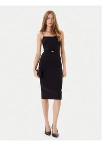 Marciano Guess Sukienka koktajlowa 5YGK13 7160A Czarny Regular Fit. Kolor: czarny. Materiał: syntetyk. Styl: wizytowy