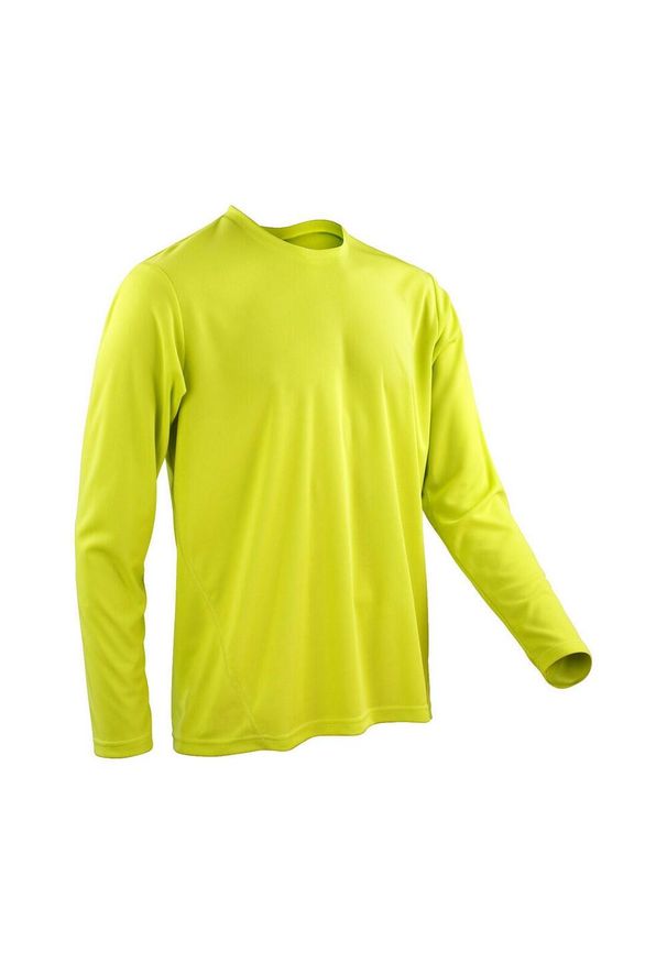 SPIRO - T-shirt Unisex Dla Dorosłych Z Długim Rękawem Performance. Kolor: żółty, wielokolorowy, zielony. Długość rękawa: długi rękaw. Długość: długie. Sport: turystyka piesza