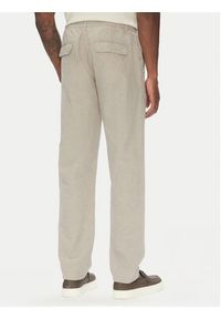 Lindbergh Spodnie materiałowe 30-008003 Szary Tapered Fit. Kolor: szary. Materiał: bawełna #5