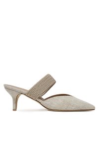 MALONE SOULIERS Klapki Maisie 45-154 Beżowy. Kolor: beżowy. Materiał: materiał #1