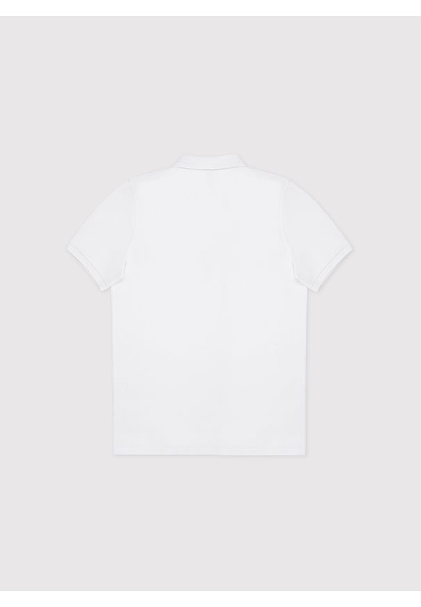 Pako Lorente - PAKO LORENTE – Biały t-shirt polo. Typ kołnierza: polo. Kolor: czarny, biały. Materiał: elastan, bawełna