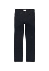 Wrangler - WRANGLER GREENSBORO MĘSKIE SPODNIE MATERIAŁOWE MATERIAŁ BLACK 112341455. Materiał: materiał #4