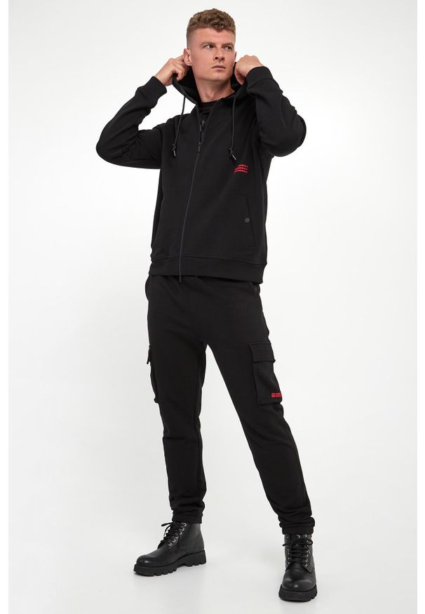 Karl Lagerfeld - Bluza męska z kapturem KARL LAGERFELD. Typ kołnierza: kaptur