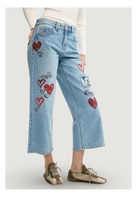 Desigual Jeansy Herry 26SWDD16 Niebieski Straight Fit. Kolor: niebieski #2