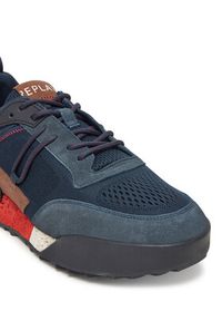 Replay - REPLAY Sneakersy GMS1P .000.C0055L Granatowy. Kolor: niebieski. Materiał: skóra #6