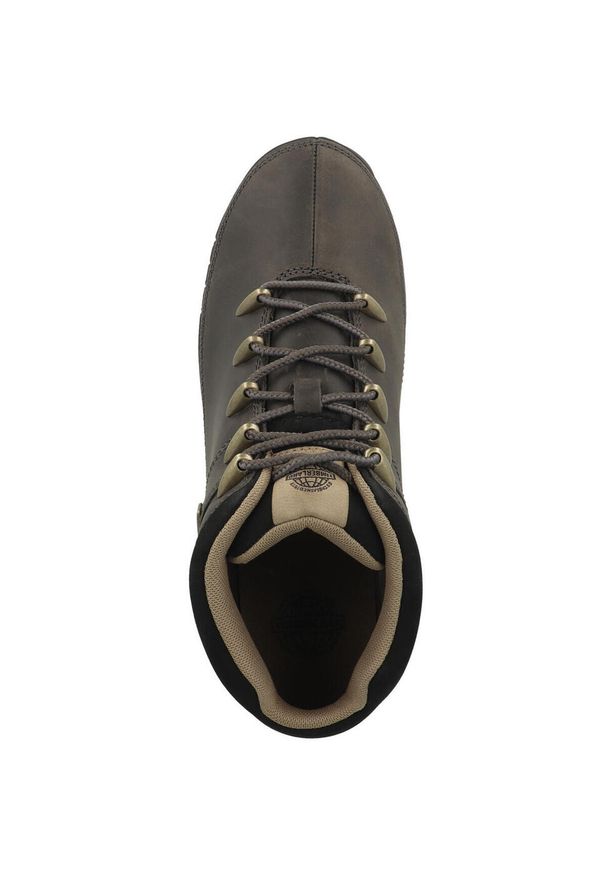 Buty do chodzenia męskie Timberland Euro Sprint Mid Lace. Kolor: brązowy. Materiał: skóra. Szerokość cholewki: normalna. Sport: bieganie, turystyka piesza