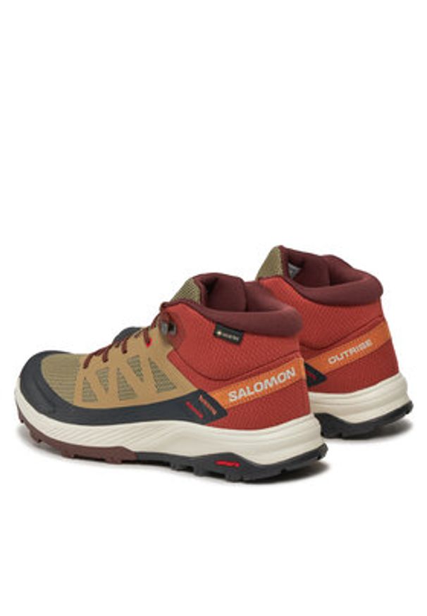salomon - Salomon Trekkingi Outrise Mid Gtx L47143700 Brązowy. Kolor: brązowy. Sport: turystyka piesza
