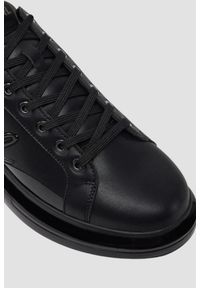 Karl Lagerfeld - KARL LAGERFELD Czarne męskie sneakersy KAPRI KUSHION Karl Signia Shine, Rozmiar 46. Okazja: na co dzień. Kolor: czarny. Materiał: materiał #5