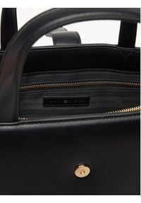 TOMMY HILFIGER - Tommy Hilfiger Torebka Th Heritage Satchel AW0AW18287 Czarny. Kolor: czarny. Materiał: skórzane #3