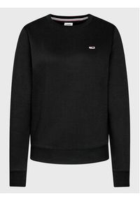 Tommy Jeans Bluza Fleece DW0DW09227 Czarny Regular Fit. Kolor: czarny. Materiał: syntetyk #3