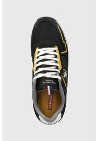 U.S. Polo Assn. sneakersy kolor czarny. Nosek buta: okrągły. Zapięcie: sznurówki. Kolor: czarny. Materiał: guma #4
